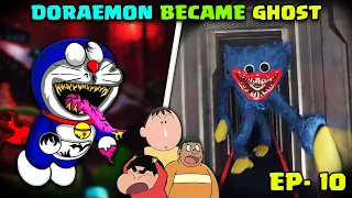 Doraemon become ghost 😱 I Huggy Wuggy Monster Vs Doreamon and friends I  Doraemon Granny I Granny