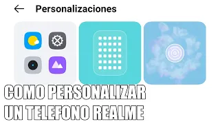 Como Personalizar un telefono Realme - Iconos, Colores, Panel de Notificaciones, Huella