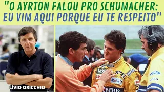 A DISCUSSÃO ENTRE SENNA E SCHUMACHER - LIVIO ORICCHIO