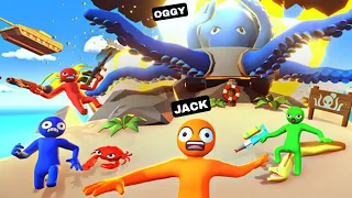 OGGY BECAME GIANT OCTUPUS IN HAVOCADO! (FUNNY MOMENTS)