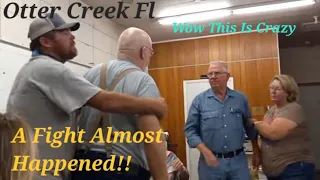 Pt1 Otter Creek Fl Town Meeting Gets Fired Up A Fight Almost Happens! This Is just Insane 10/10/2024