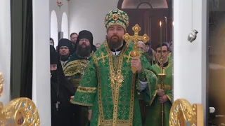 Архиерейская Литургия на подворье монастыря «Всецарица» в день Саввы Освященного
