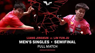 FULL MATCH | LIN Yun-Ju vs LIANG Jingkun | MS SF | #SingaporeSmash 2024