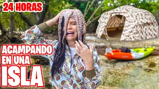 UN PULPO NO! 😱 ACAMPANDO en una ISLA DESIERTA Y PASA DE TODO 🔥 RETO 24 HORAS El Mundo de Camila