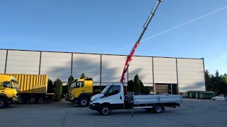 Żuraw HDS Copma. Dźwig montażowy na Iveco Daily