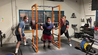 500 lbs squat @ 185 lbs BW