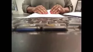 ASMR STAPLING AND SORTING PAPERS