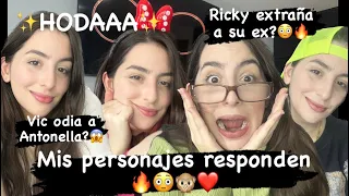 Leidys aún quiere a Aurelio?🔥Que es lo más raro que Bita ha apostado?😳MIS PERSONAJES RESPONDEN❤️🥰