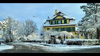 🇨🇭Driving In Switzerland | Spectacular Winter Foggy  Road Trip in Canton of Schwyz