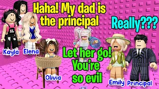 🥓 TEXT TO SPEECH 🍫 I Pretended To Be Principal's Daughter To Be Spoiled By Everyone 🍓Roblox Story