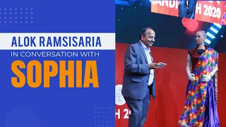 Alok Ramsisaria in Conversation with Sophia The Robot