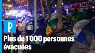 Paris : le camp de la porte d'Aubervilliers démantelé