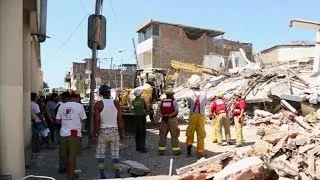 Ecuador desperate to dig out survivors after devastating earthquake