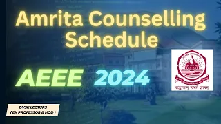 AEEE 2024 Counselling Schedule Details || #aeee #jeemains2024 #eamcet2024 #comedk2024