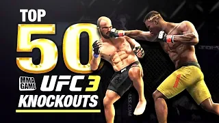 EA SPORTS UFC 3 - TOP 50 UFC 3 KNOCKOUTS - Community KO Video ep. 11