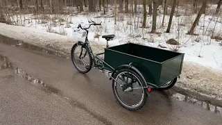 Грузовой трехколесный велосипед для взрослых 3Колеса Карго