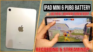 iPad Mini PUBG Battery Drain Test & Performance | Best iPad for PUBG Live Streaming & Recording