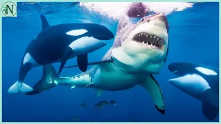 2 Orcas DESTROY Massive Shark | Ruthless Kill