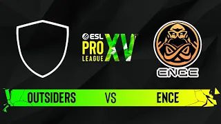 Outsiders vs. ENCE - Map 1 [Mirage] - ESL Pro League Season 15 - Group B