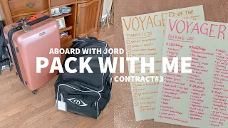 ABOARD WITH JORD: what I'm packing for my 3rd cruise ship contract *pack with me*