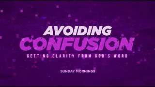 Avoid Confusion | Sermon series promo