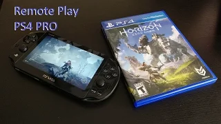 PSVita Remote Play: Horizon Zero Dawn PS4 PRO