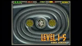 Level 1-5 : Dark Vortex | Zuma Deluxe • GamePC