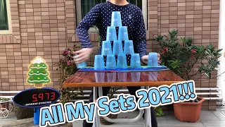 All My Sets 2021!! | Christmas addition🎄| 40 subs | Hk Stacker