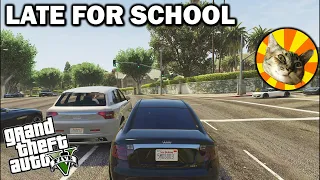 Jimmy's late for school :P