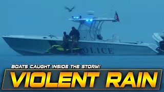 JET SKI in TROUBLE CAUGHT INSIDE HEAVY STORM! HAULOVER INLET | BOAT ZONE