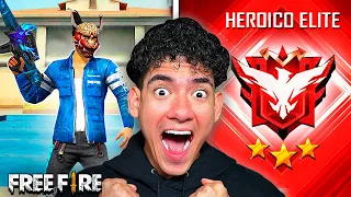 TheDonato LLEGA A RANGO HEROICO ELITE POR PRIMERA VEZ EN FREE FIRE Y SE SORPRENDE !!