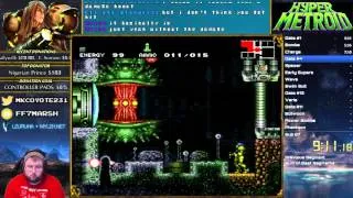 Hyper Metroid Any% in 1:36:57