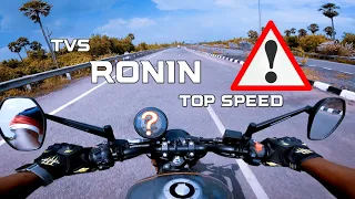 TVS Ronin top speed test || Ronin 225 top speed || mr speed 46 || TVS RONIN || #tvs #ronin225