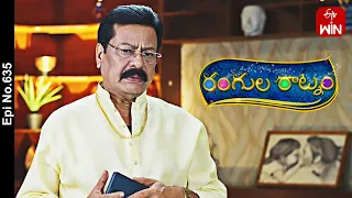 Rangula Ratnam | 27th November 2023 | Full Episode No 635 | ETV Telugu