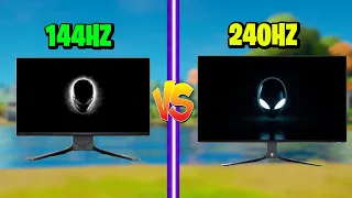 240hz vs 144hz Which To Use For Fortnite