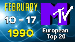 MTV's European Top 20 🎹 1990 February, 10