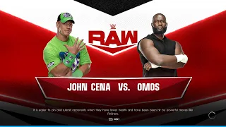 WWE 2K22 John Cena vs. Omos (LEGEND DIFFICULTY)