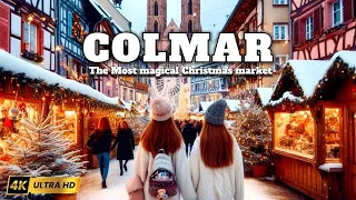 Colmar - France - The Most Magical Christmas Place of the World, 4k Walking Tour,