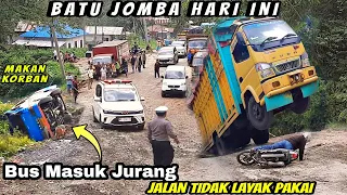 Innalillah!Korban Jatuh Di Batu Jomba Hari ini Truk Oleng Nyaris Terguling