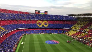 FC Barcelona Anthem during Andrés Iniesta's last game