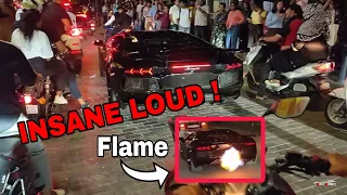 LOUDEST Lamborghini in Busy INDIAN Street | REACTION & Exhaust Flames