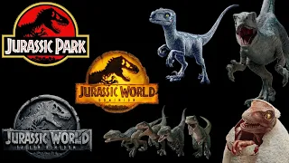 Jurassic Saga [1993 - 2022] - Baby/Juvenile Velociraptors Screen Time