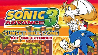 Sunset Hill Zone: Act 1 [Extended] || Sonic Advance 3 OST (2004)