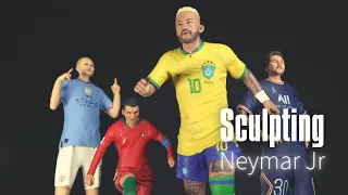 Sculpting Neymar Jr | Timelapse