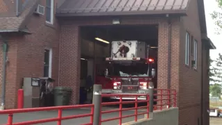 West Hartford Fire Department Quint 3 Responding BIG TIME!!!!!!