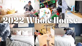 2022 WHOLE HOUSE CLEAN WITH ME || CLEANING MOTIVATION