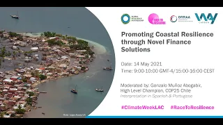 Promoting Coastal Resilience through Novel Finance Solutions