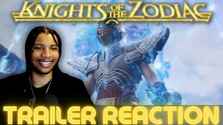 KNIGHTS OF THE ZODIAC - Official Trailer REACTION! | (2023 Movie)