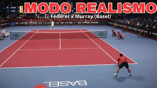 TopSpin 2K25 - Modo Realismo(Very Hard) - Federer x Murray in Basel I 100% Match I Ps5