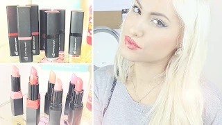 Lip Swatches // Review E.L.F Moisturising Lipsticks ♡ Stefy Puglisevich